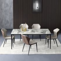 6 Pieces: Table, 5 Chairs