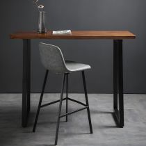 2 Pieces: Table, 1 Gray Chair