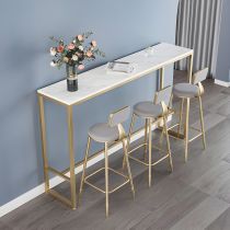 4 Pieces: Table, 3 Grey Chairs
