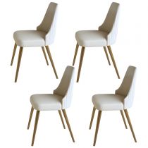 4 White Chairs