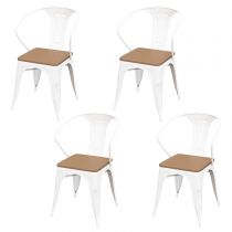 4 Chaises Blanches