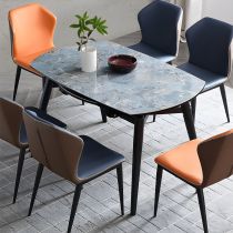 7 Pieces: Table, 6 Chairs