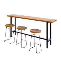 4 Pieces: Table, 3 Chairs