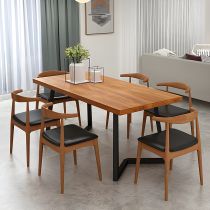 7 Pieces: Table, 6 Chairs