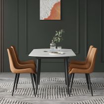 5 Pieces: Table, 4 Chairs