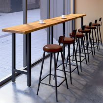 7 Pieces: Table, 6 Brown Chairs