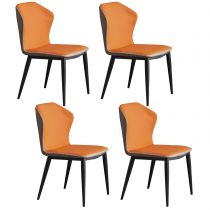 4 Orange Chairs