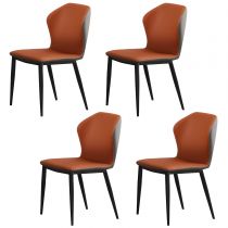 4 Orange Chairs