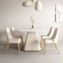 5 Pieces: Table, 4 Chairs