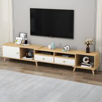 Madera natural + blanco