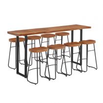 9 pièces : Table, 8 Chaises