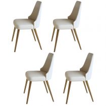 4 White Chairs