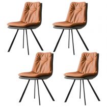 4 Orange Chairs