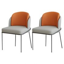 2 Orange Chairs