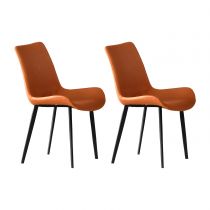 2 Orange Chairs