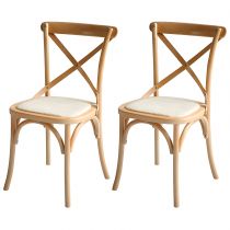 2 Wood Chairs