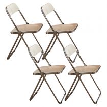 4 Beige Chairs