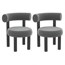 2 Chaises Gris