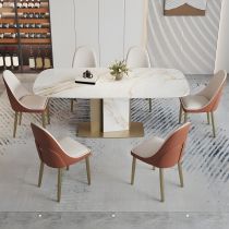 7 Pieces: Table, 6 Chairs