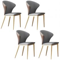 4 Dark Grey Chairs