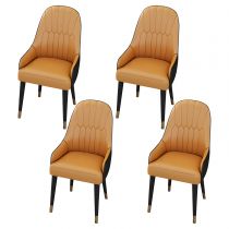 4 Orange Chairs