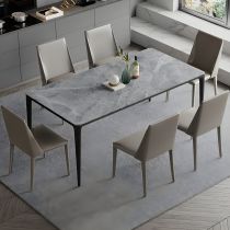 7 Pieces: Table, 6 Chairs