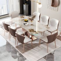 9 Pieces: Table, 8 Chairs