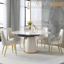 6 Pièces : Table, 5 Chaises