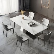 7 Pieces: Table, 6 Chairs