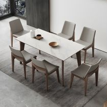 7 Pieces: Table, 6 Chairs