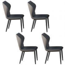 4 chaises bleues