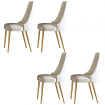 6 White Chairs