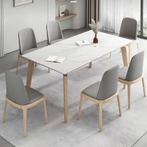 7 Pieces: Table, 6 Chairs