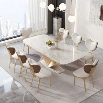 9 Pieces: Table, 8 Chairs