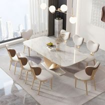 9 Pieces: Table, 8 Chairs