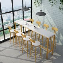 9 Pièces : Table, 8 Chaises Blanches