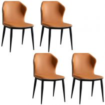 4 Orange Chairs