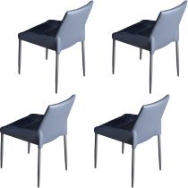 4 Blue Chairs