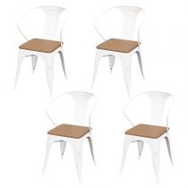 4 White Chairs