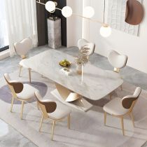 7 Pieces: Table, 6 Chairs