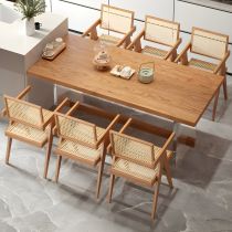 7 Pieces: Table, 6 Chairs