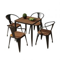 5 Pieces: Table, 4 Chairs