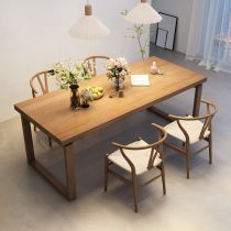 5 Pieces: Table, 4 Wood Chairs