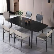 7 Pieces: Table, 6 Chairs