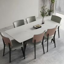 7 Pieces: Table, 6 Chairs