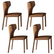 4 Chaises Orange