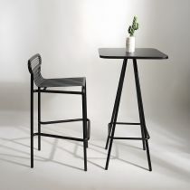 2 Pièces : Table, 1 Chaise Noire