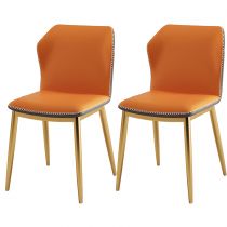 2 Orange Chairs