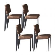 4 Brown Chairs