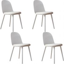 4 White Chairs